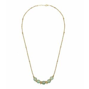 PURPOSE JEWELRY JASMINE NECKLACE IN SEAFOAM GREEN